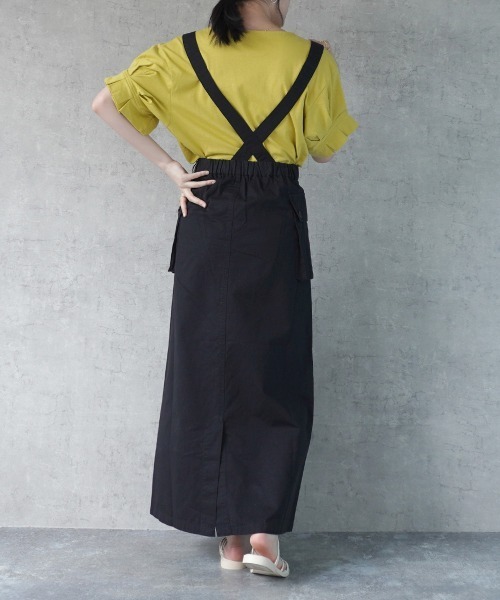 SELECT LEVERY(セレクトリベリー)の「サス付きミリタリースカート(スカート・レディース・カーキ/ブラック/ベージュ・SMALL/MEDIUM/LARGE/X-LARGE)」の19枚目の写真
