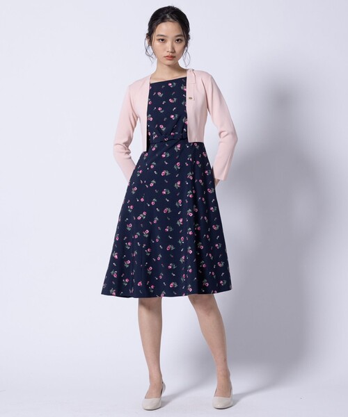 TOCCA(トッカ)の「BUD OF ROSA ドレス(ワンピース・レディース・ブルー系7/ネイビー系7・0/00/2/4/6)」の9枚目の写真