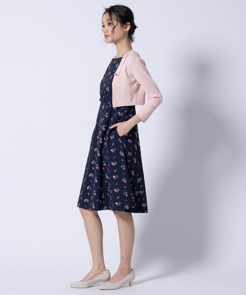 TOCCA(トッカ)の「BUD OF ROSA ドレス(ワンピース・レディース・ブルー系7/ネイビー系7・0/00/2/4/6)」の11枚目の写真