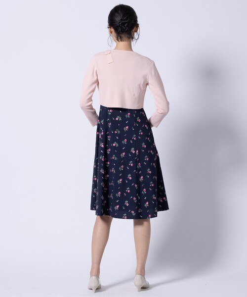 TOCCA(トッカ)の「BUD OF ROSA ドレス(ワンピース・レディース・ブルー系7/ネイビー系7・0/00/2/4/6)」の12枚目の写真