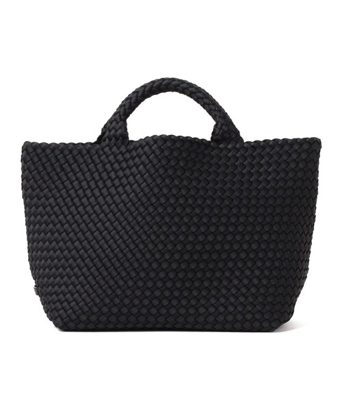 Demi-Luxe BEAMS(デミルクス ビームス)の「NAGHEDI / イントレチャート トートバッグ M(トートバッグ・レディース・ブラック/ベージュ・ONE SIZE)」の4枚目の写真