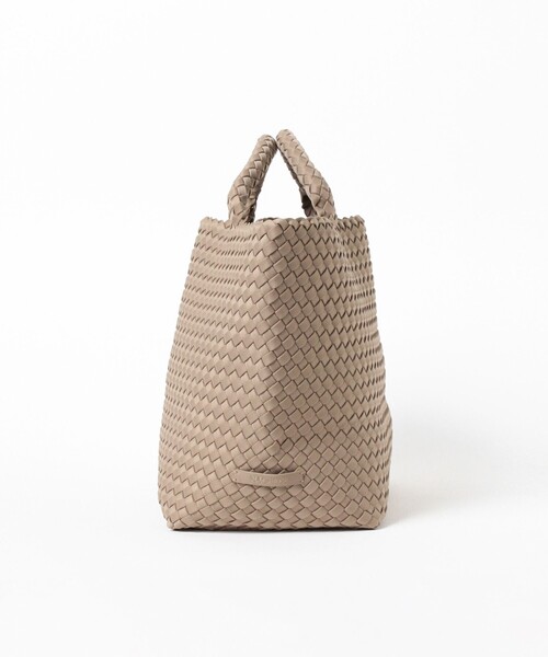 Demi-Luxe BEAMS(デミルクス ビームス)の「NAGHEDI / イントレチャート トートバッグ M(トートバッグ・レディース・ブラック/ベージュ/オリーブ・ONE SIZE)」の13枚目の写真