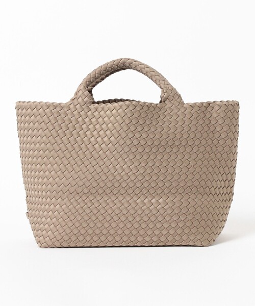 Demi-Luxe BEAMS(デミルクス ビームス)の「NAGHEDI / イントレチャート トートバッグ M(トートバッグ・レディース・ブラック/ベージュ/オリーブ・ONE SIZE)」の14枚目の写真
