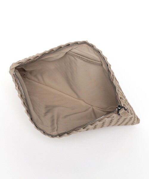 Demi-Luxe BEAMS(デミルクス ビームス)の「NAGHEDI / イントレチャート トートバッグ M(トートバッグ・レディース・ブラック/ベージュ・ONE SIZE)」の12枚目の写真