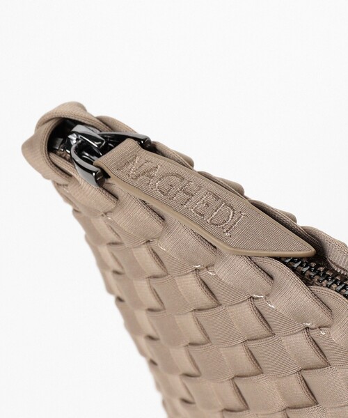 Demi-Luxe BEAMS(デミルクス ビームス)の「NAGHEDI / イントレチャート トートバッグ M(トートバッグ・レディース・ブラック/ベージュ・ONE SIZE)」の14枚目の写真