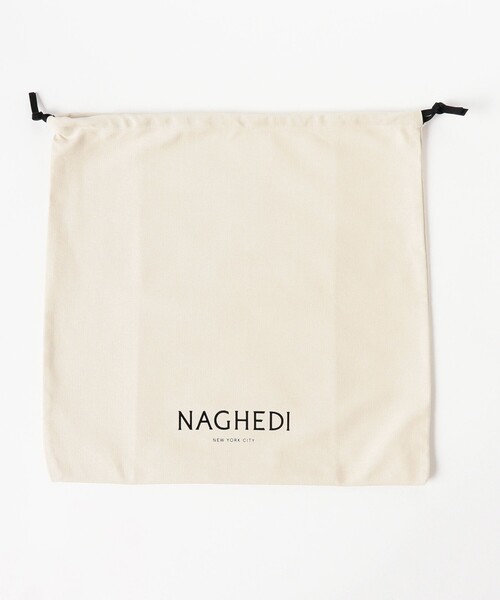 Demi-Luxe BEAMS(デミルクス ビームス)の「NAGHEDI / イントレチャート トートバッグ M(トートバッグ・レディース・ブラック/ベージュ・ONE SIZE)」の8枚目の写真