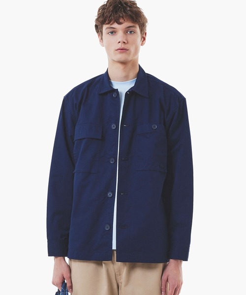 LACOSTE（ラコステ）の「コットンツイルワークシャツジャケット（シャツ/ブラウス・メンズ・ベージュ/カーキ/ネイビー・40/38/39/41）」の3枚目の写真