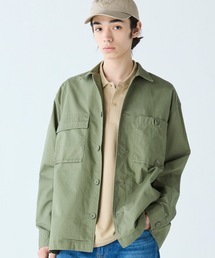 LACOSTE | コットンツイルワークシャツジャケット(シャツ/ブラウス)