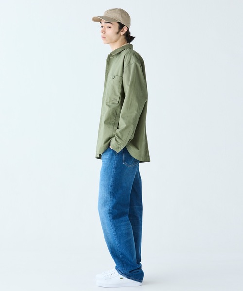 LACOSTE（ラコステ）の「コットンツイルワークシャツジャケット（シャツ/ブラウス・メンズ・ベージュ/カーキ/ネイビー・40/38/39/41）」の9枚目の写真