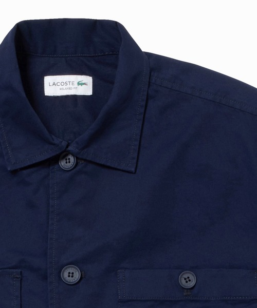 LACOSTE（ラコステ）の「コットンツイルワークシャツジャケット（シャツ/ブラウス・メンズ・ベージュ/カーキ/ネイビー・40/38/39/41）」の17枚目の写真