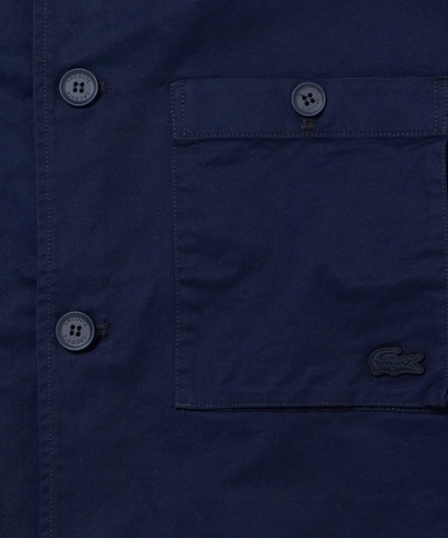 LACOSTE（ラコステ）の「コットンツイルワークシャツジャケット（シャツ/ブラウス・メンズ・ベージュ/カーキ/ネイビー・40/38/39/41）」の19枚目の写真