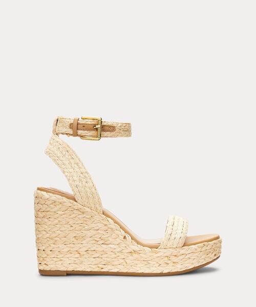 Ralph Lauren◆ロゴ Leona エスパドリーユ サンダル 5色 Leona Suede Espadrille
