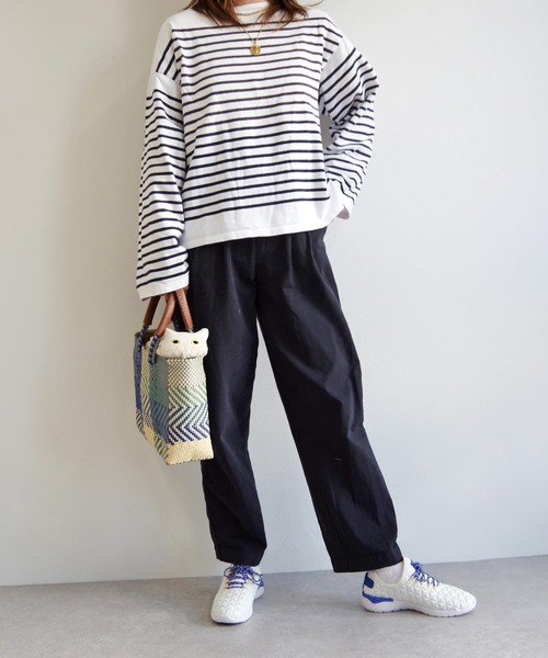 WOVEN(ウーヴン)の「WOVEN (ウーヴン) / キャンバス ねこ 2WAY BAG ショルダーバッグ 猫巾着(ショルダーバッグ・レディース・ブラック/グレー/アイボリー・FREE)」の15枚目の写真