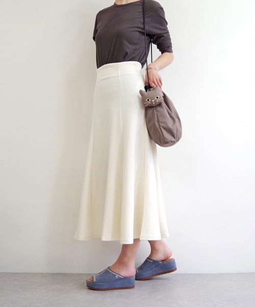 WOVEN(ウーヴン)の「WOVEN (ウーヴン) / キャンバス ねこ 2WAY BAG ショルダーバッグ 猫巾着(ショルダーバッグ・レディース・ブラック/グレー/アイボリー・FREE)」の8枚目の写真