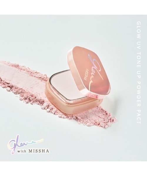 セール】【MISSHA/ミシャ】グロウ UV トーンアップ パウダーパクト