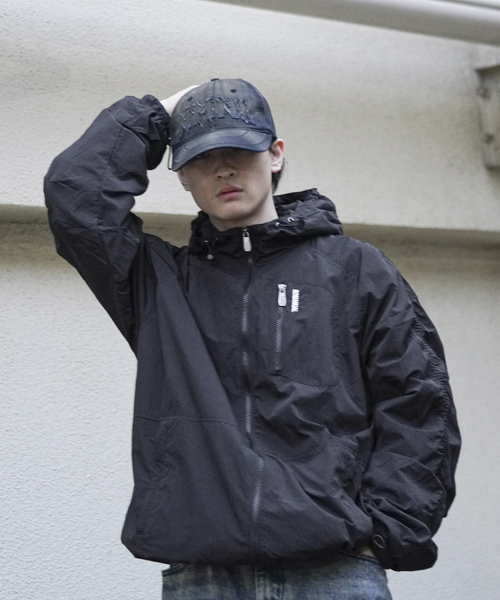NOMANUAL(NOMANUAL)の「NOMANUAL/ノーマニュアル SAIL WIND SHELL(その他アウター・メンズ・グレー/ブラック・MEDIUM/LARGE)」の5枚目の写真