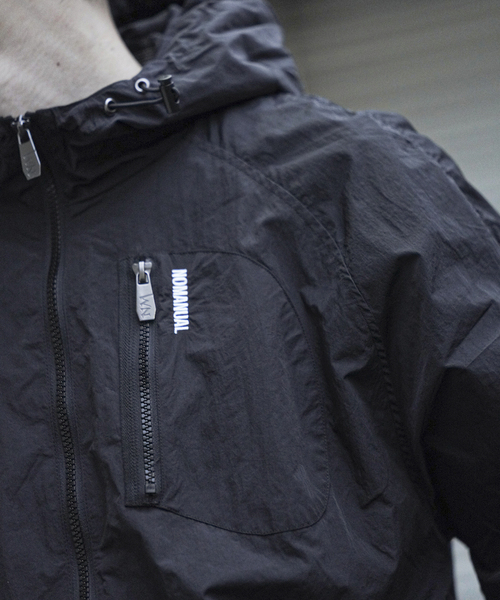 NOMANUAL(NOMANUAL)の「NOMANUAL/ノーマニュアル SAIL WIND SHELL(その他アウター・メンズ・グレー/ブラック・MEDIUM/LARGE)」の9枚目の写真