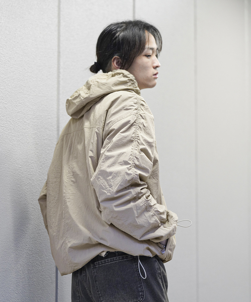 NOMANUAL(NOMANUAL)の「NOMANUAL/ノーマニュアル SAIL WIND SHELL(その他アウター・メンズ・グレー/ブラック・MEDIUM/LARGE)」の12枚目の写真