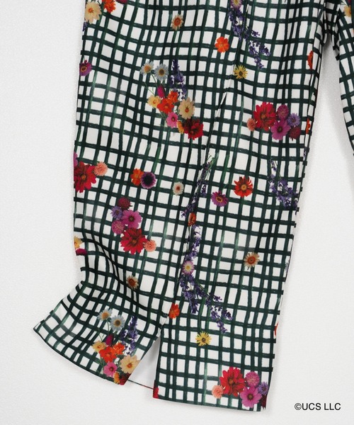 Wicked/flower check slit pants/unisex（その他パンツ）｜Knuth