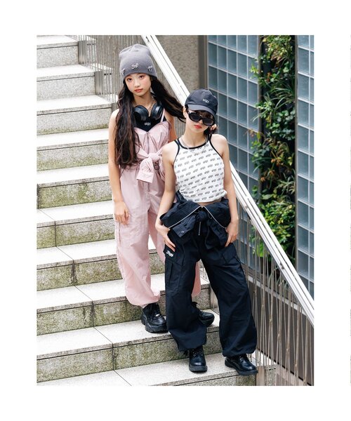 algy(アルジー)の「マルチボーダータンタケリブキャミ(キャミソール・キッズ・ホワイト/ブラック/エメラルド/オフホワイト・XX-SMALL/X-SMALL/MEDIUM/SMALL)」の6枚目の写真