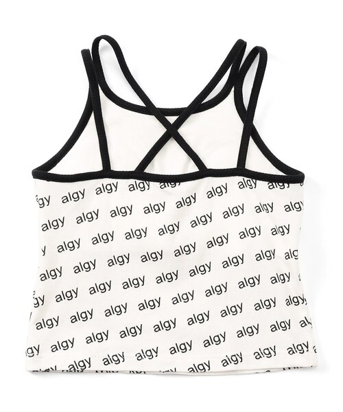 algy(アルジー)の「マルチボーダータンタケリブキャミ(キャミソール・キッズ・ホワイト/ブラック/エメラルド/オフホワイト・XX-SMALL/X-SMALL/MEDIUM/SMALL)」の9枚目の写真