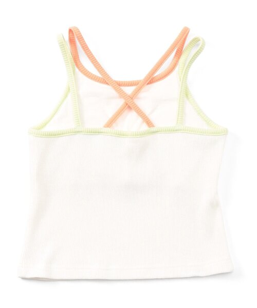algy(アルジー)の「マルチボーダータンタケリブキャミ(キャミソール・キッズ・ホワイト/ブラック/エメラルド/オフホワイト・XX-SMALL/X-SMALL/MEDIUM/SMALL)」の11枚目の写真