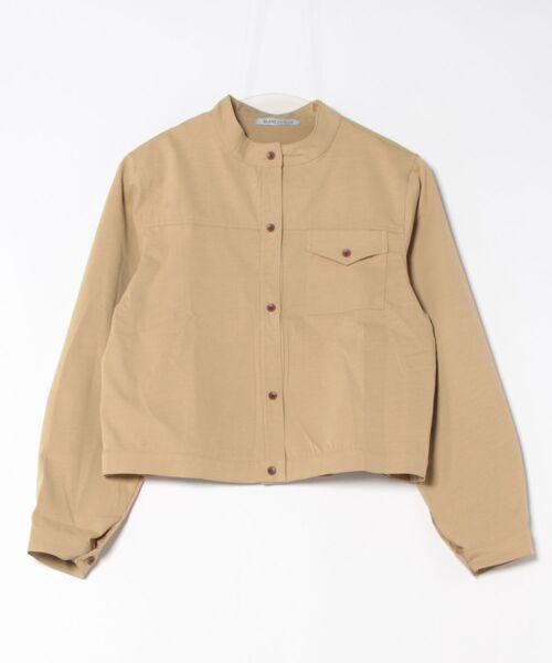 BLANC FICELLE(ブランフィセル)の「ノーカラーJKT(ノーカラージャケット・レディース・ベージュ/モカ/ホワイト・S/M/L)」の17枚目の写真