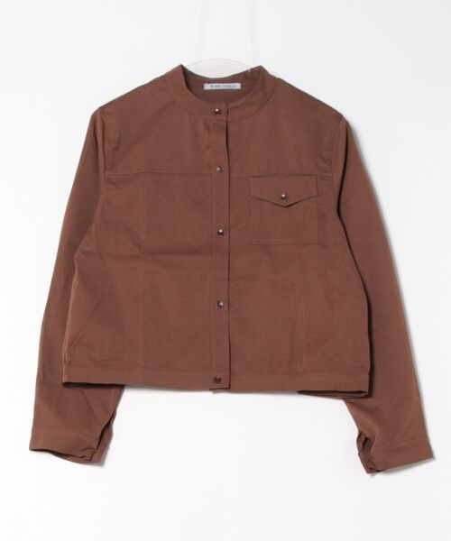 BLANC FICELLE(ブランフィセル)の「ノーカラーJKT(ノーカラージャケット・レディース・ベージュ/モカ/ホワイト・S/M/L)」の19枚目の写真