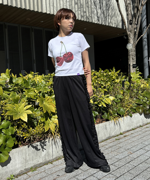 Oriens JOURNAL STANDARD（オリエンス ジャーナルスタンダード）の「チェリーTシャツ（Tシャツ/カットソー・レディース・ホワイト/ブラウン系その他・FREE）」の6枚目の写真