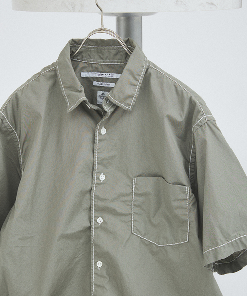 THOMAS MASON ステッチシャツ 25SS　L 黒 セール】THOMAS MASON / トーマスメイソン ファット ステッチ