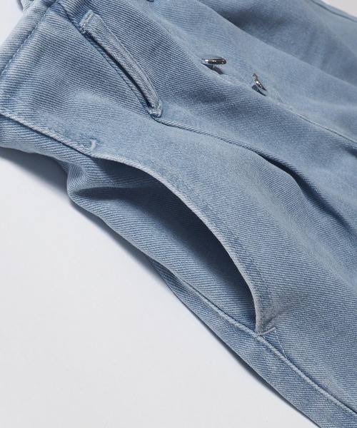 coca(coca)(コカ)の「\26ss 新色追加/ キッズ デニムハート釦パンツ(デニムパンツ・キッズ・ライトブルー・150/120/130/140)」の3枚目の写真