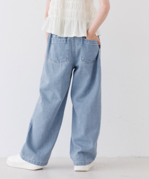 coca(coca)(コカ)の「\26ss 新色追加/ キッズ デニムハート釦パンツ(デニムパンツ・キッズ・ライトブルー・150/120/130/140)」の12枚目の写真