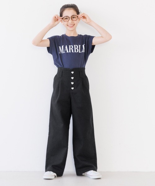 coca(coca)(コカ)の「\26ss 新色追加/ キッズ デニムハート釦パンツ(デニムパンツ・キッズ・ライトブルー・150/120/130/140)」の13枚目の写真