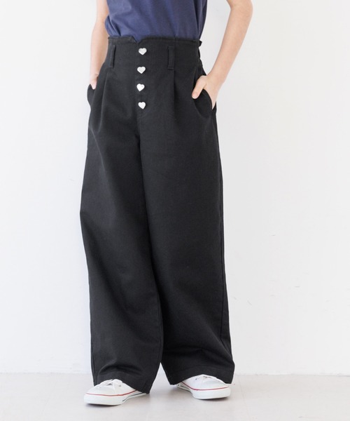 coca(coca)(コカ)の「\26ss 新色追加/ キッズ デニムハート釦パンツ(デニムパンツ・キッズ・ライトブルー・150/120/130/140)」の14枚目の写真