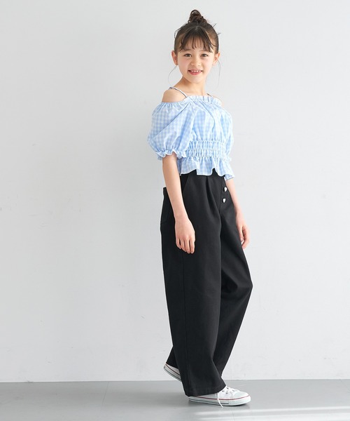 coca(coca)(コカ)の「\26ss 新色追加/ キッズ デニムハート釦パンツ(デニムパンツ・キッズ・ライトブルー・150/120/130/140)」の17枚目の写真
