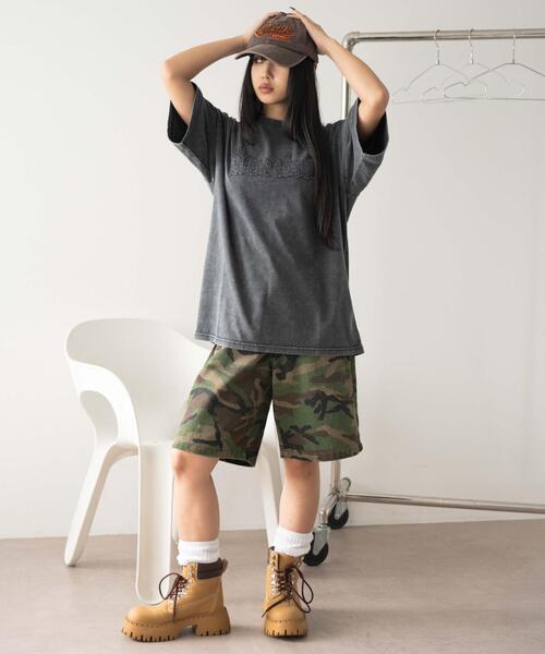 WEGO(ウィゴー)の「WEGO/ヴィンテージウォッシュグラフィックビッグT(Tシャツ/カットソー・レディース・スミクロ/その他1/ピンク・FREE)」の13枚目の写真