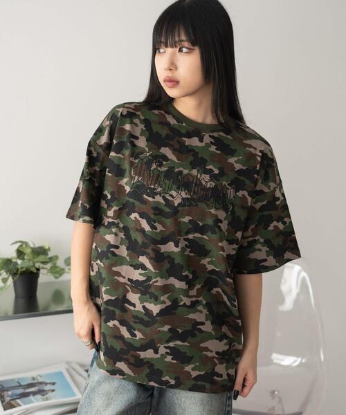 WEGO(ウィゴー)の「WEGO/ヴィンテージウォッシュグラフィックビッグT(Tシャツ/カットソー・レディース・スミクロ/その他1/ピンク・FREE)」の17枚目の写真