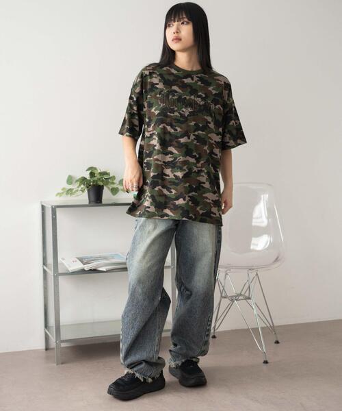 WEGO(ウィゴー)の「WEGO/ヴィンテージウォッシュグラフィックビッグT(Tシャツ/カットソー・レディース・スミクロ/その他1/ピンク・FREE)」の20枚目の写真