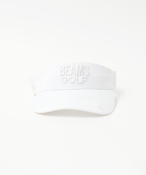 BEAMS GOLF(ビームスゴルフ)の「〈MEN〉ツアー タフタ バイザー(サンバイザー・メンズ・ネイビー/ダークグリーン/ホワイト・ONE SIZE)」の4枚目の写真