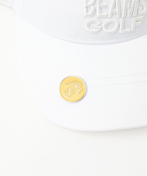 BEAMS GOLF(ビームスゴルフ)の「〈MEN〉ツアー タフタ バイザー(サンバイザー・メンズ・ネイビー/ダークグリーン/ホワイト・ONE SIZE)」の9枚目の写真