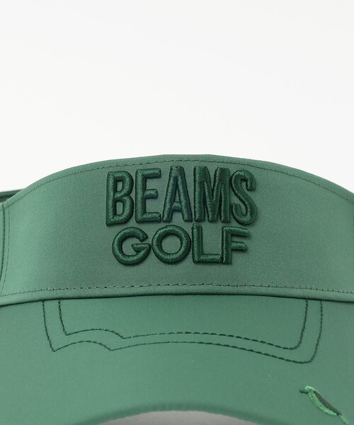 BEAMS GOLF(ビームスゴルフ)の「〈MEN〉ツアー タフタ バイザー(サンバイザー・メンズ・ネイビー/ダークグリーン/ホワイト・ONE SIZE)」の11枚目の写真