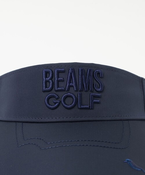 BEAMS GOLF(ビームスゴルフ)の「〈MEN〉ツアー タフタ バイザー(サンバイザー・メンズ・ネイビー/ダークグリーン/ホワイト・ONE SIZE)」の13枚目の写真