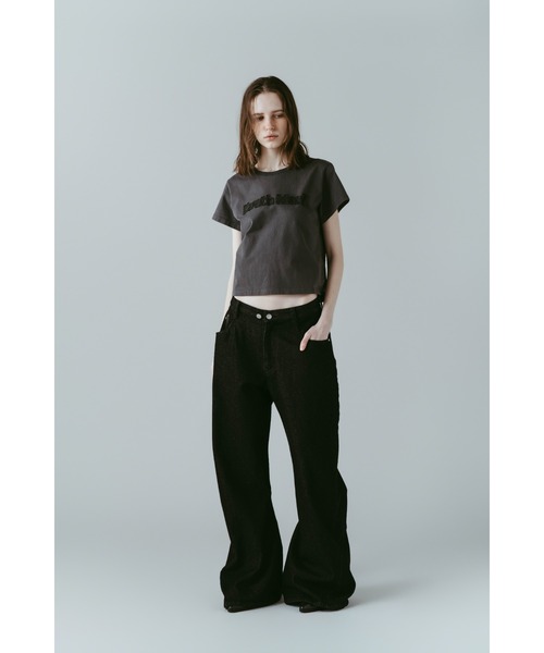 Knuth Marf（クヌースマーフ）の「【ZOZO限定】vintage mini T shirit（Tシャツ/カットソー・レディース・イエロー/ライトベージュ/チャコール/ライトブルー/ライトピンク・FREE）」の14枚目の写真