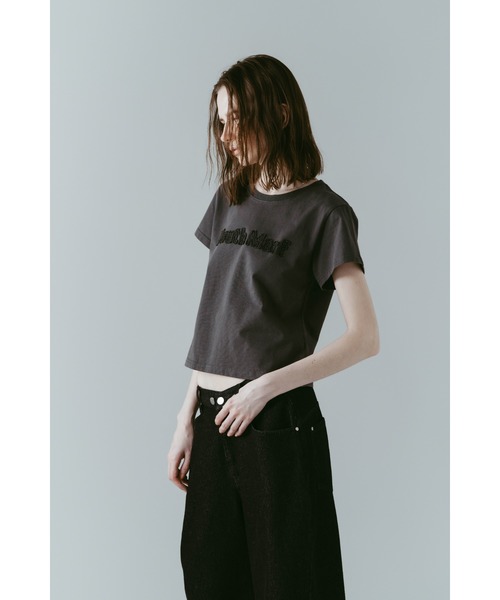 Knuth Marf（クヌースマーフ）の「【ZOZO限定】vintage mini T shirit（Tシャツ/カットソー・レディース・イエロー/ライトベージュ/チャコール/ライトブルー/ライトピンク・FREE）」の11枚目の写真