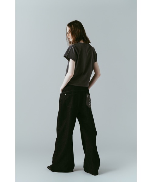 Knuth Marf（クヌースマーフ）の「【ZOZO限定】vintage mini T shirit（Tシャツ/カットソー・レディース・イエロー/ライトベージュ/チャコール/ライトブルー/ライトピンク・FREE）」の16枚目の写真