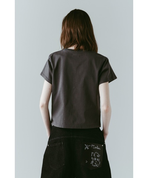 Knuth Marf（クヌースマーフ）の「【ZOZO限定】vintage mini T shirit（Tシャツ/カットソー・レディース・イエロー/ライトベージュ/チャコール/ライトブルー/ライトピンク・FREE）」の19枚目の写真