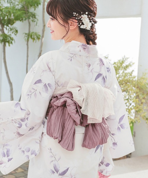 Honeys(ハニーズ)の「花モチーフヘアクリップ(和装小物・レディース・ゴールド/シルバー・FREE)」の7枚目の写真