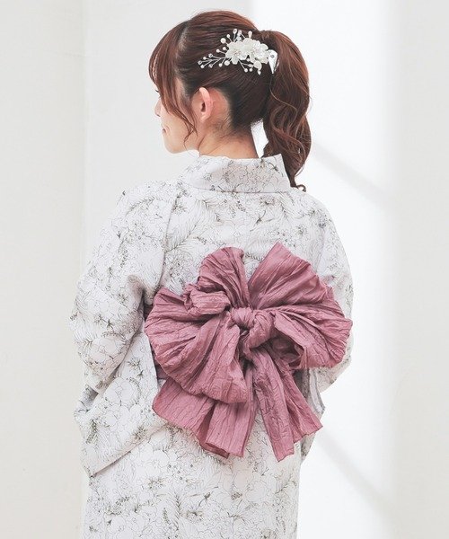 Honeys(ハニーズ)の「花モチーフヘアクリップ(和装小物・レディース・ゴールド/シルバー・FREE)」の11枚目の写真