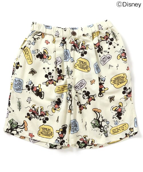 Disney(ディズニー)の「【ディズニーキャラクター】アロハショーツ(オトナ)(その他パンツ・メンズ・アイボリー/ピンク/グリーン・MEDIUM/LARGE)」の6枚目の写真