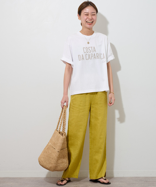 JOURNAL STANDARD relume（ジャーナルスタンダード　レリューム）の「《追加》コットンミックスロゴTEE（Tシャツ/カットソー・レディース・ホワイト/ライトグレー/ベージュ系その他・FREE）」の11枚目の写真